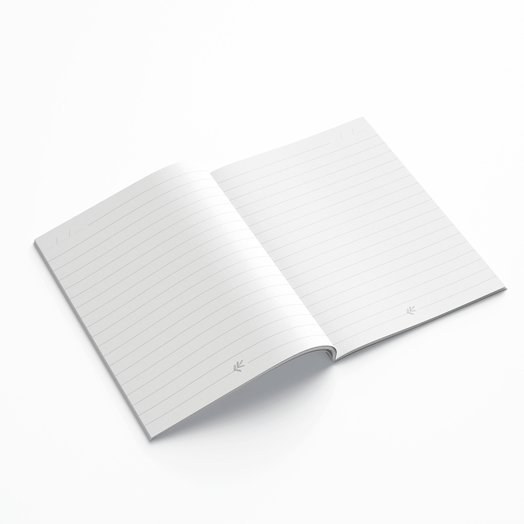 Notizbuch A5 'Myosotis & Capucine'
