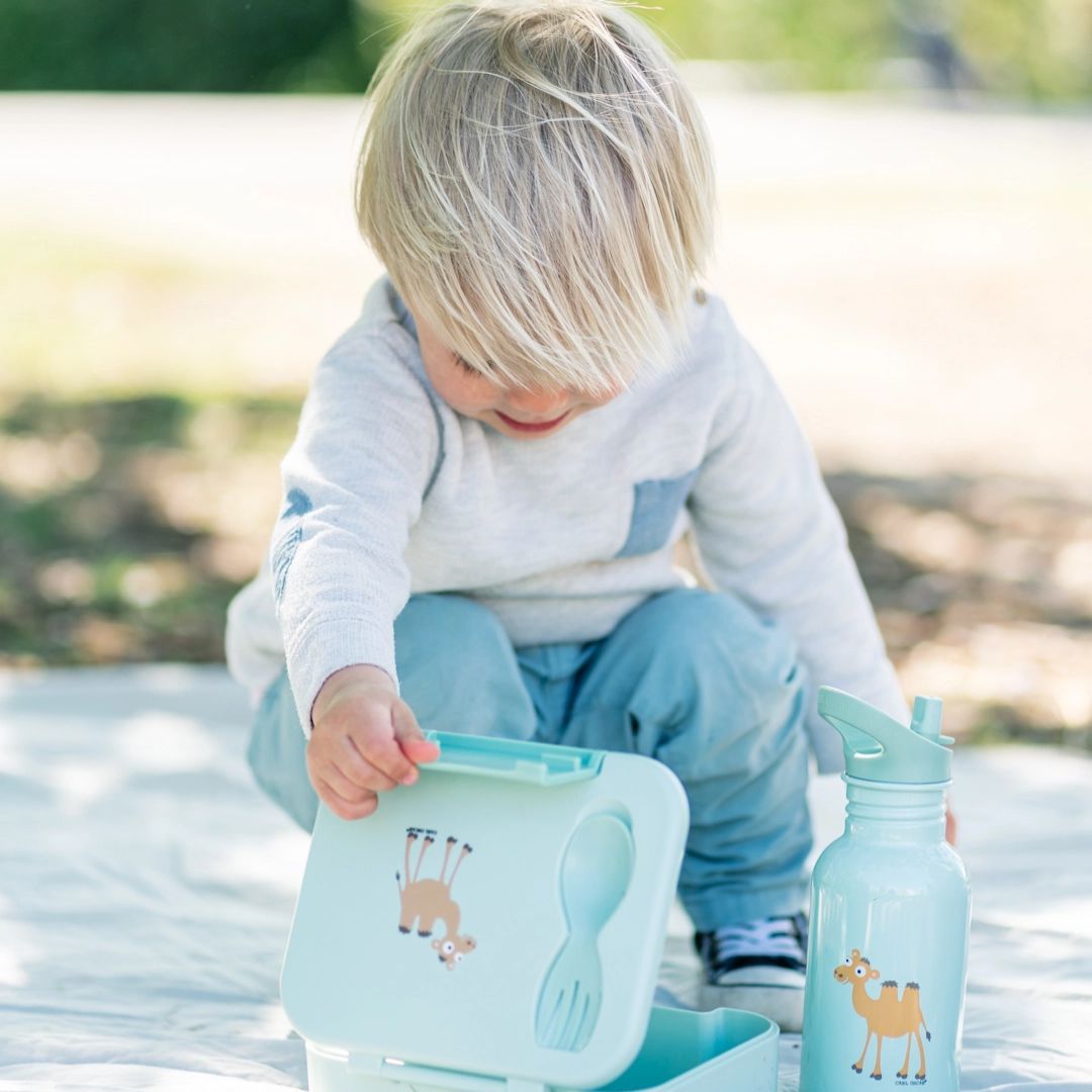 Bento Box Kinder Lunchbox 'Kamel mint'