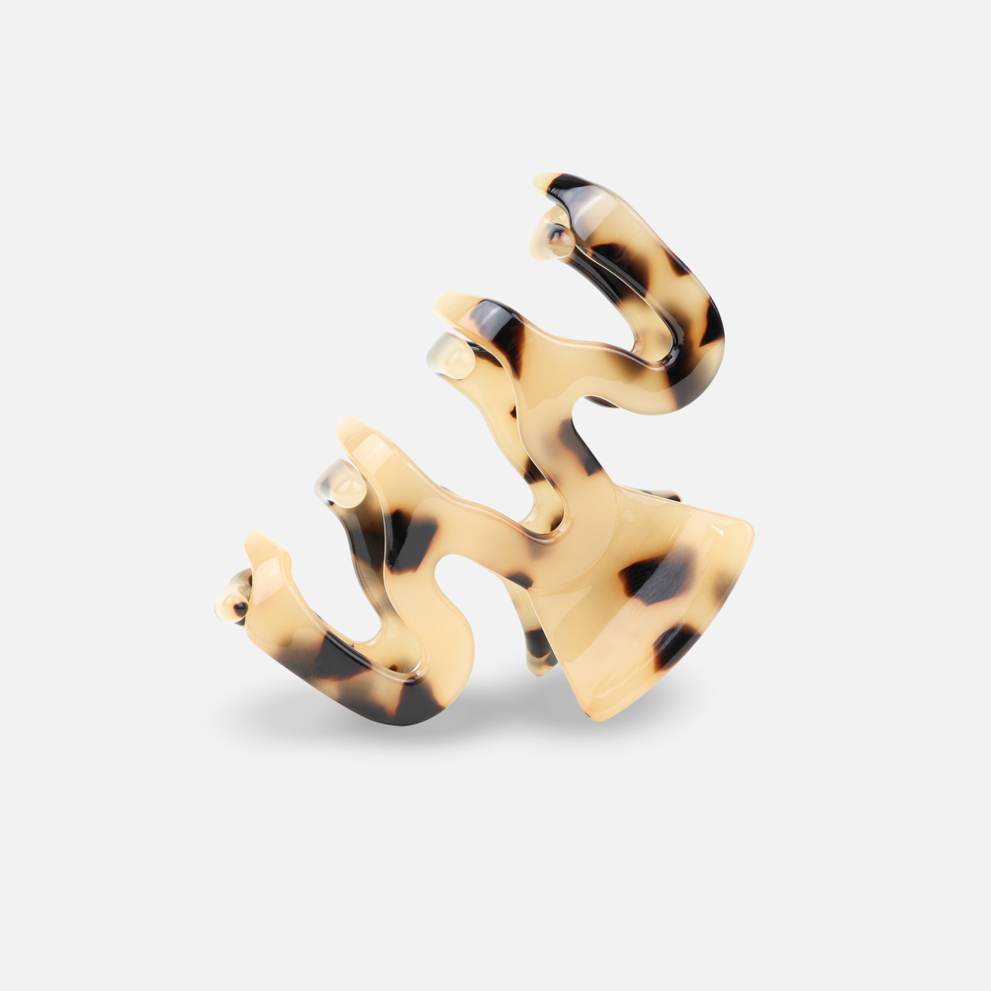 Damen Haarklammer 'Wave Cheetah'