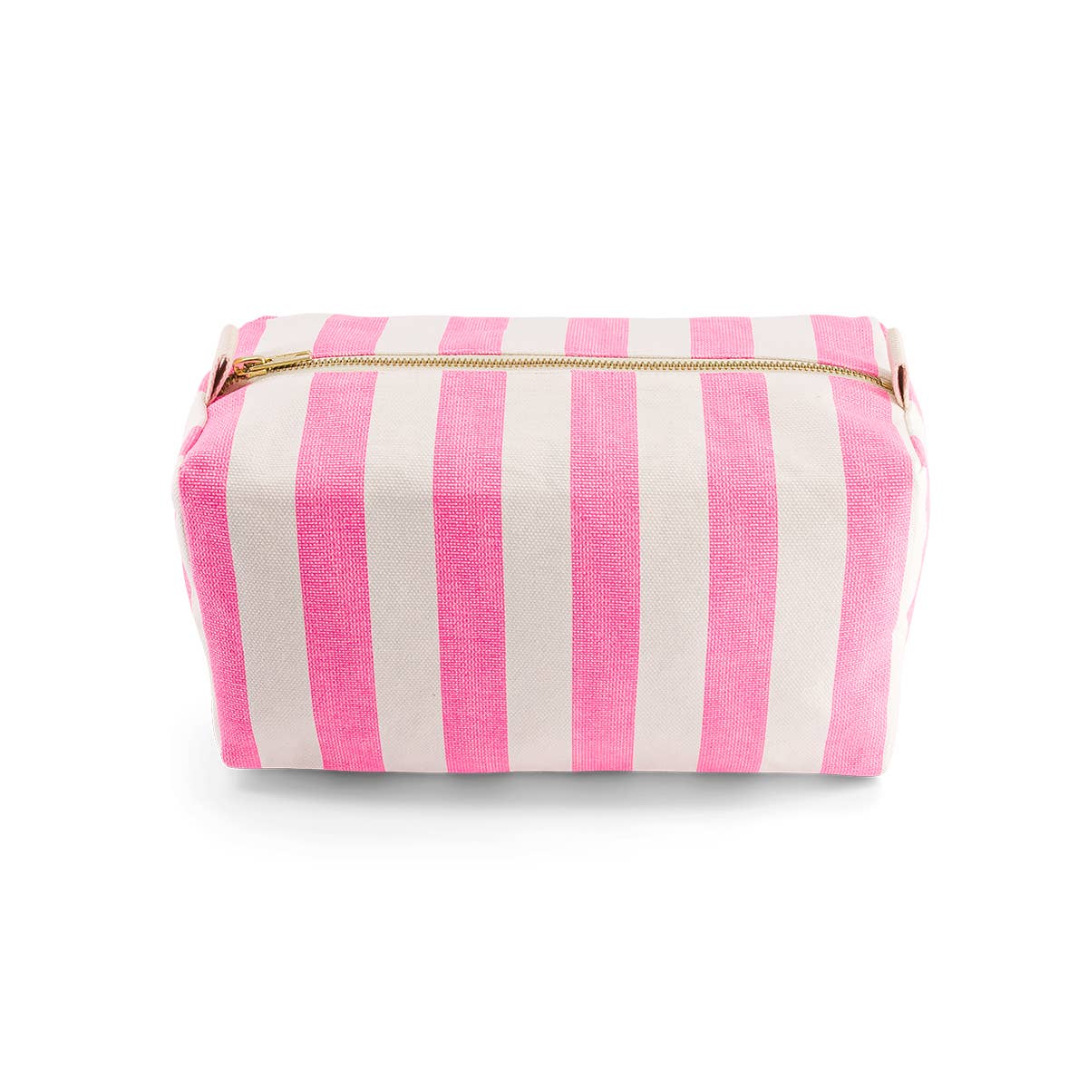 Kosmetiktasche Vic gestreift pink