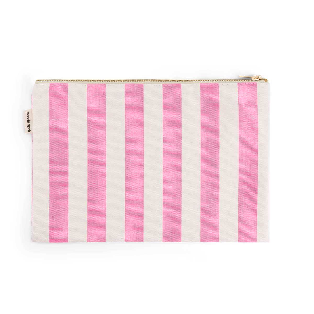 LILI NEONPINKE GESTREIFTE TASCHE