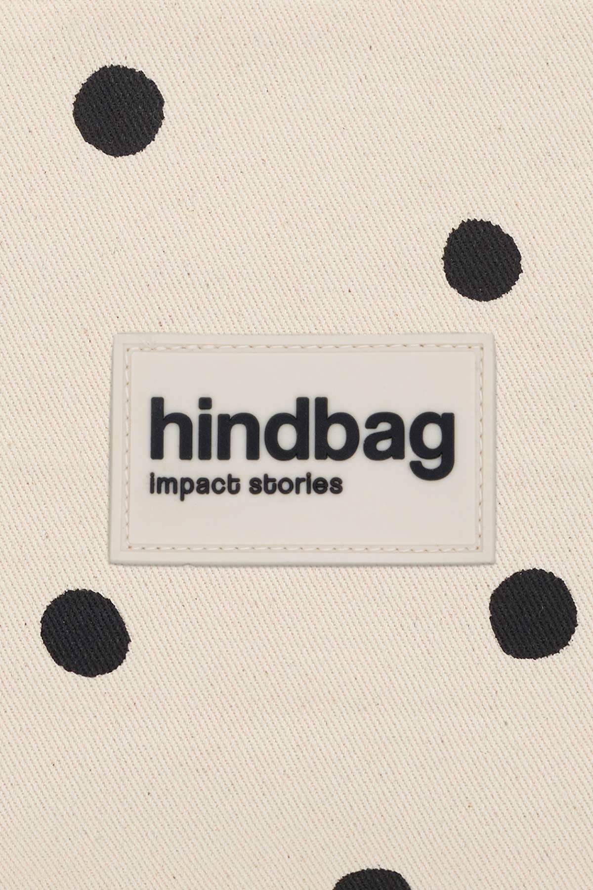 Damen Gürteltasche 'Andrea gepunktet' ecru