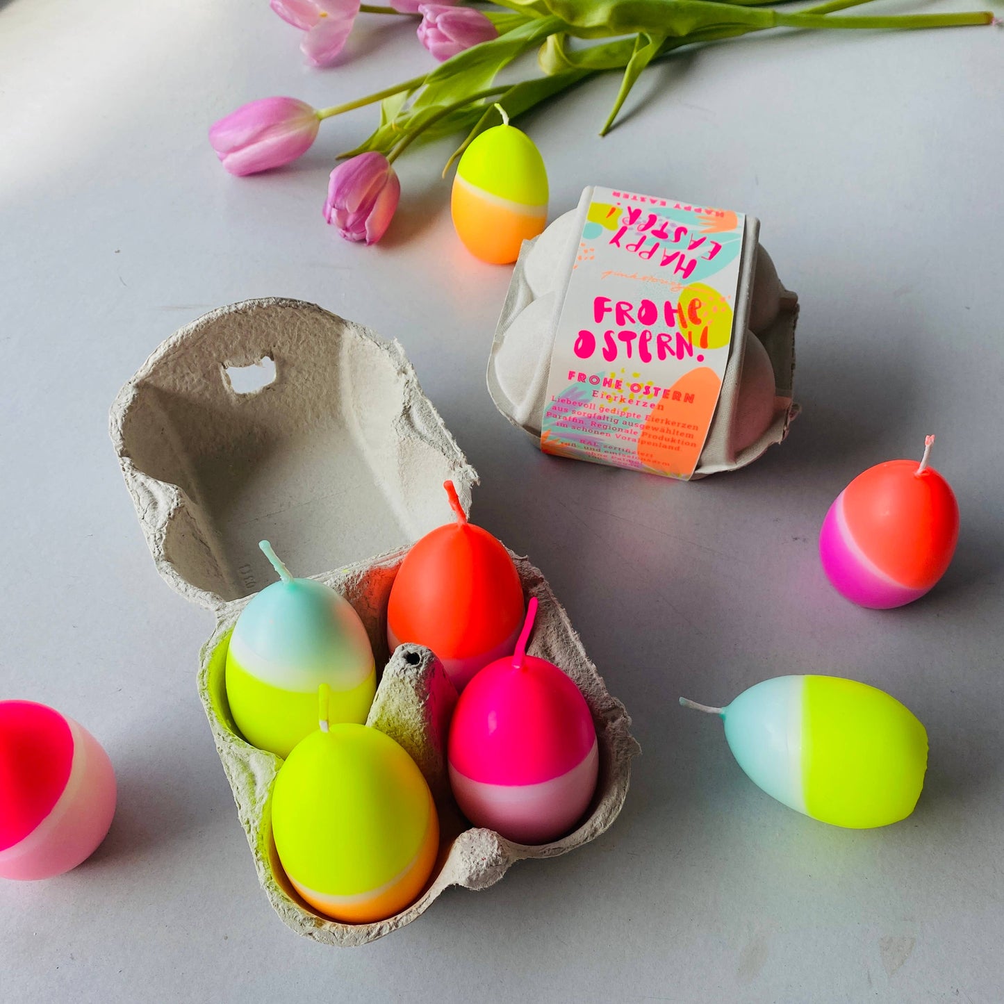 Dip Dye Eggs Flotter Vierer