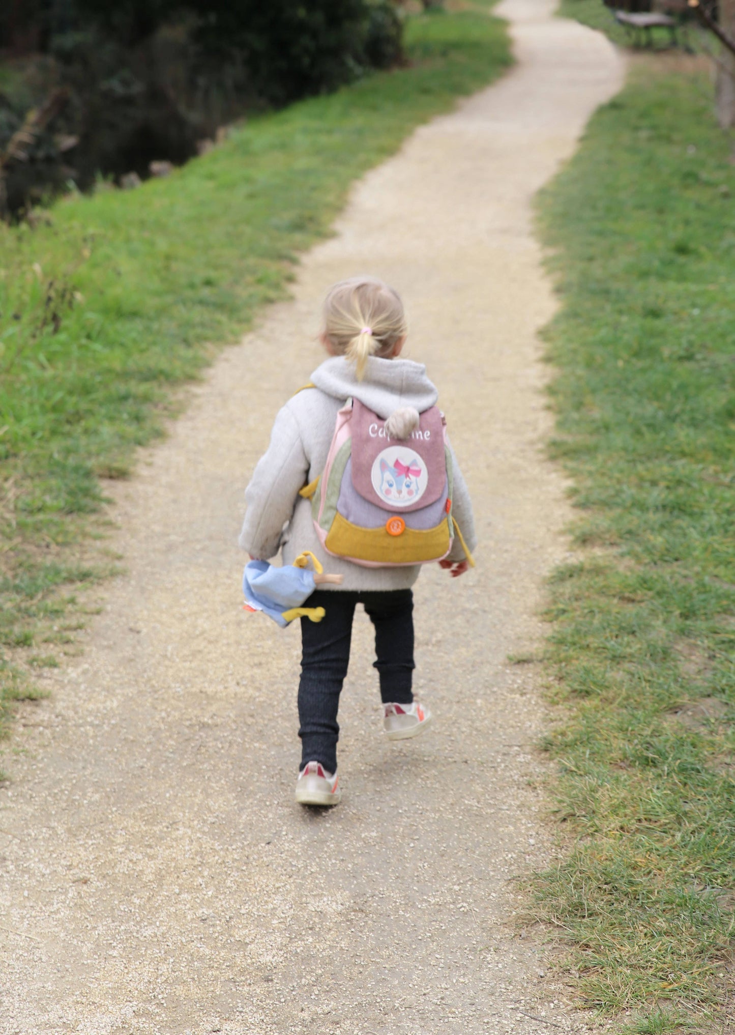 Personalisierbarer Kinderrucksack Katze