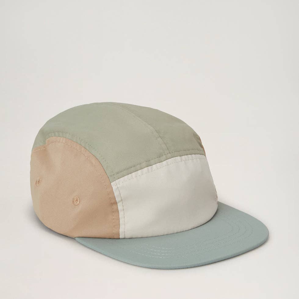 5-Panel-Cap grün/beige