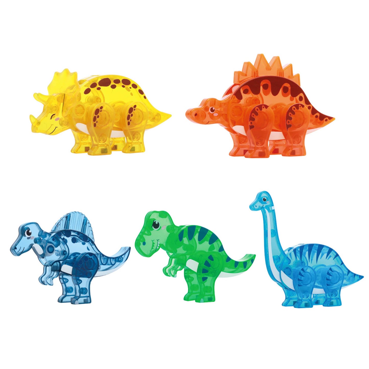 Magnetische Dinosaurier Figuren-Set 5-teilig