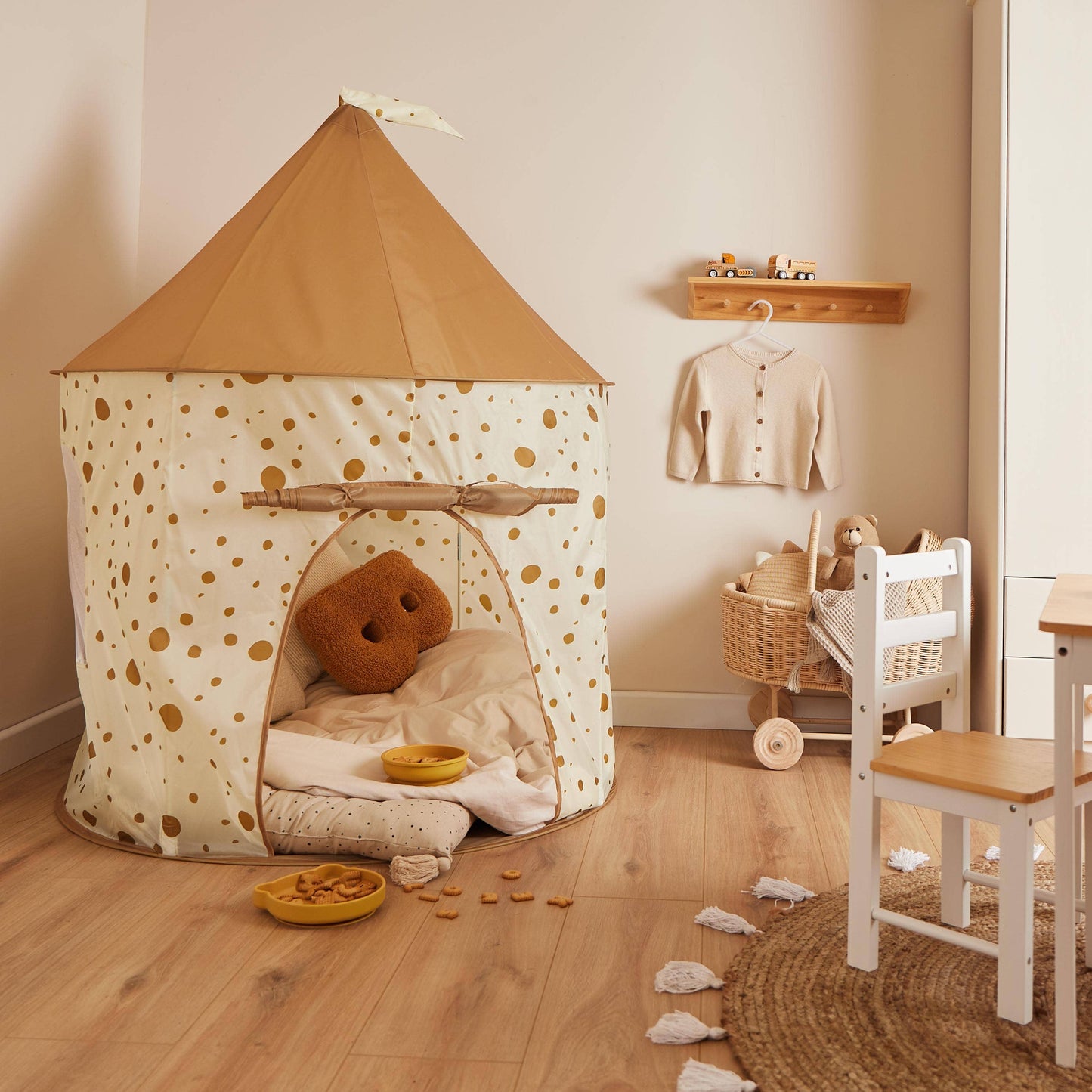 Pop Up Spielzelt 'Golden Dots'