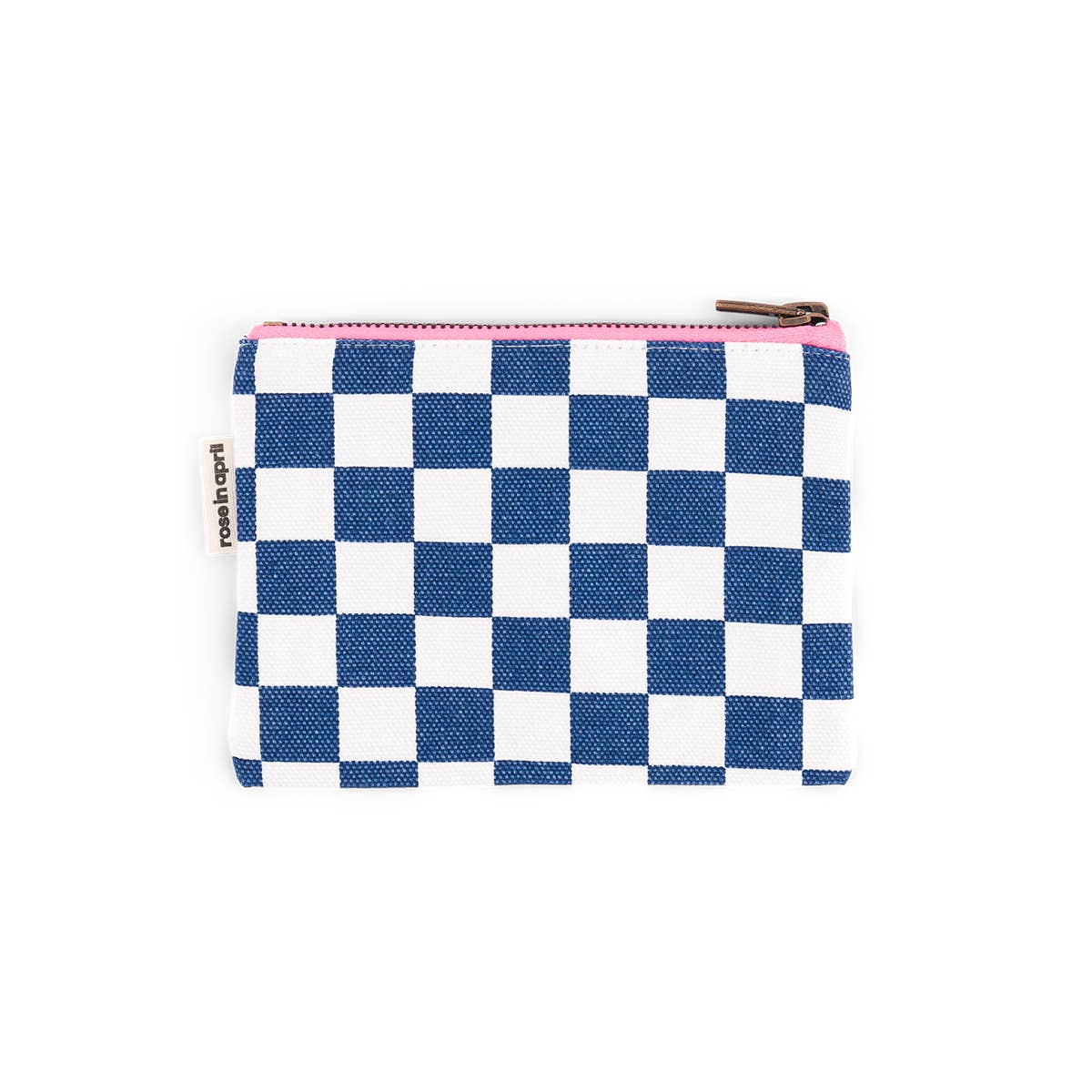 Geldbörse Marie Schachbrett ecru/marineblau