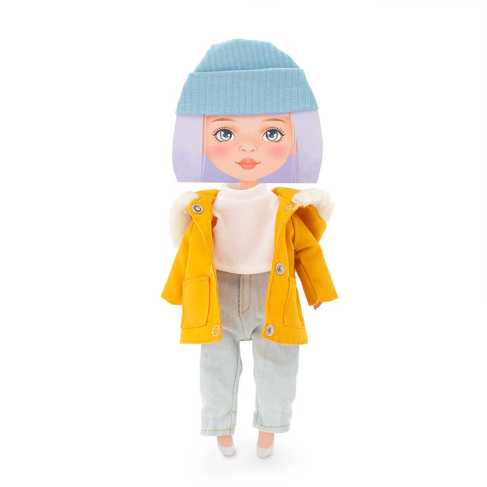 Bekleidungsset: Parka gelb 28cm
