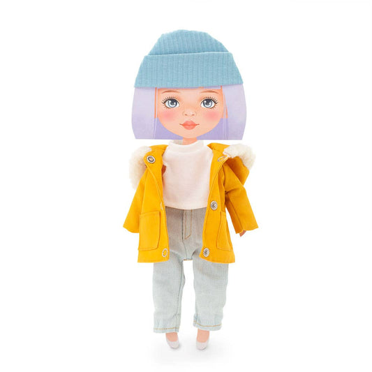 Bekleidungsset: Parka gelb 28cm
