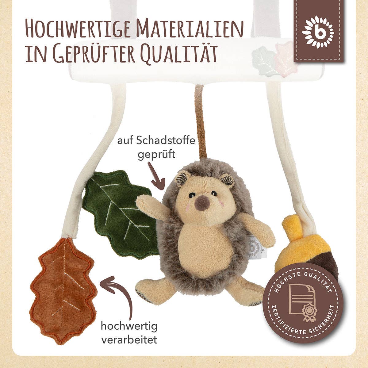 Universalhänger kleines Mobile 'Igel Piksi'