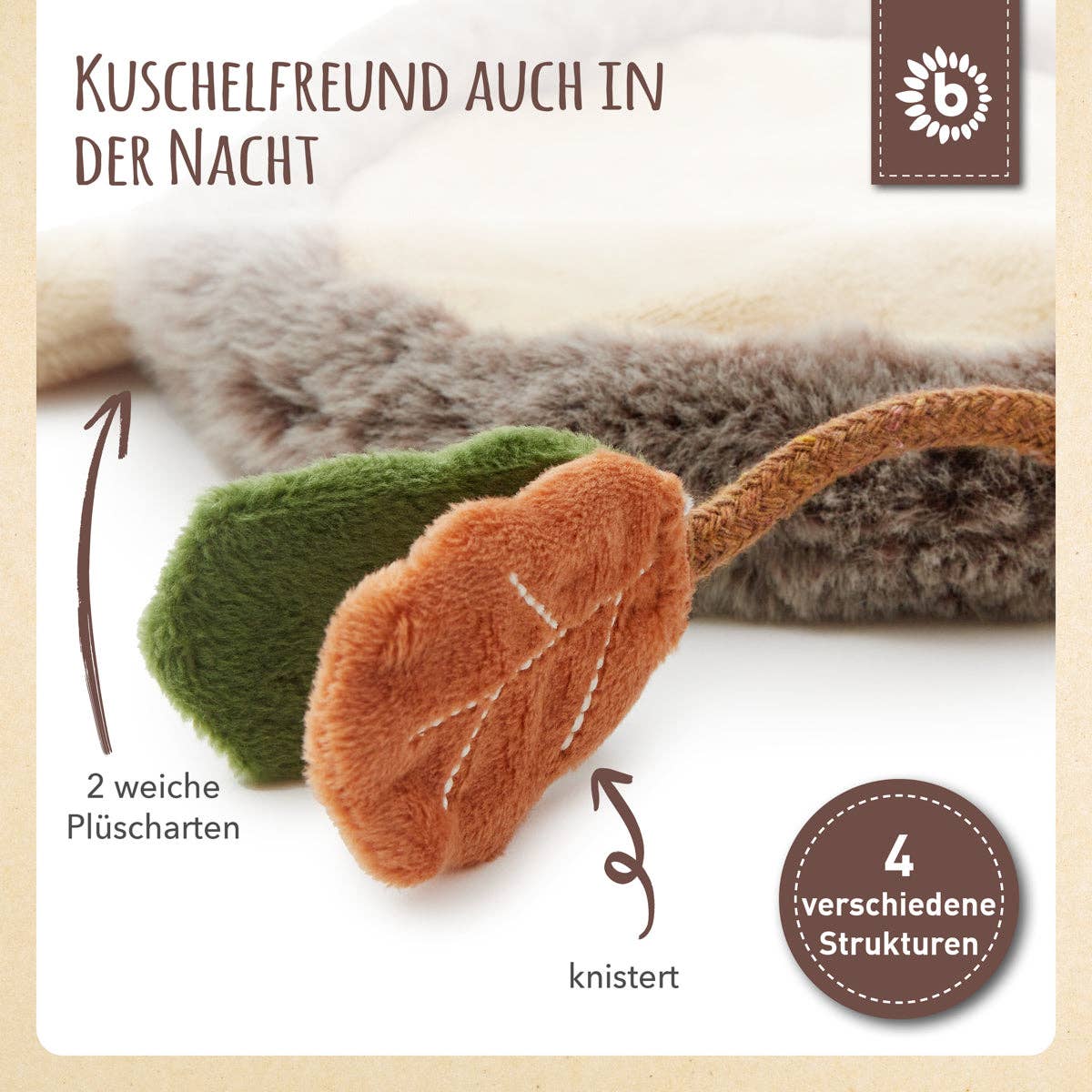 Schmusetuch 'Igel Piksi'