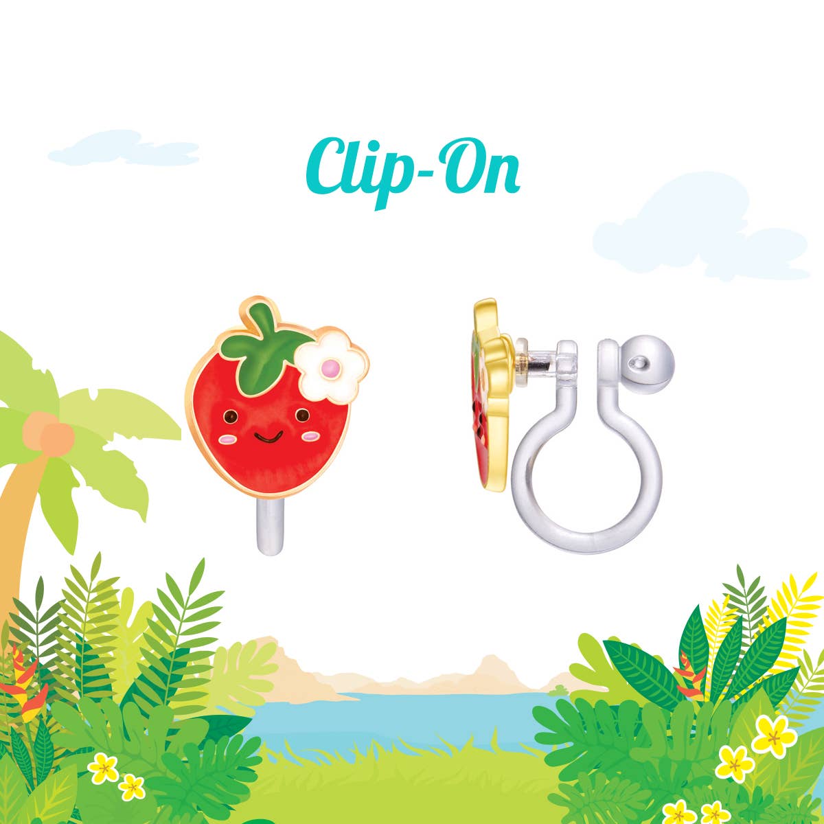 Cutie Ohrclips "Du bist Berry Cute" Clip On