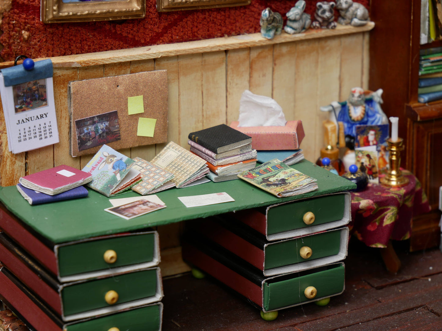 Puppenhaus zum Selbermachen - Wohn- und Schlafzimmer