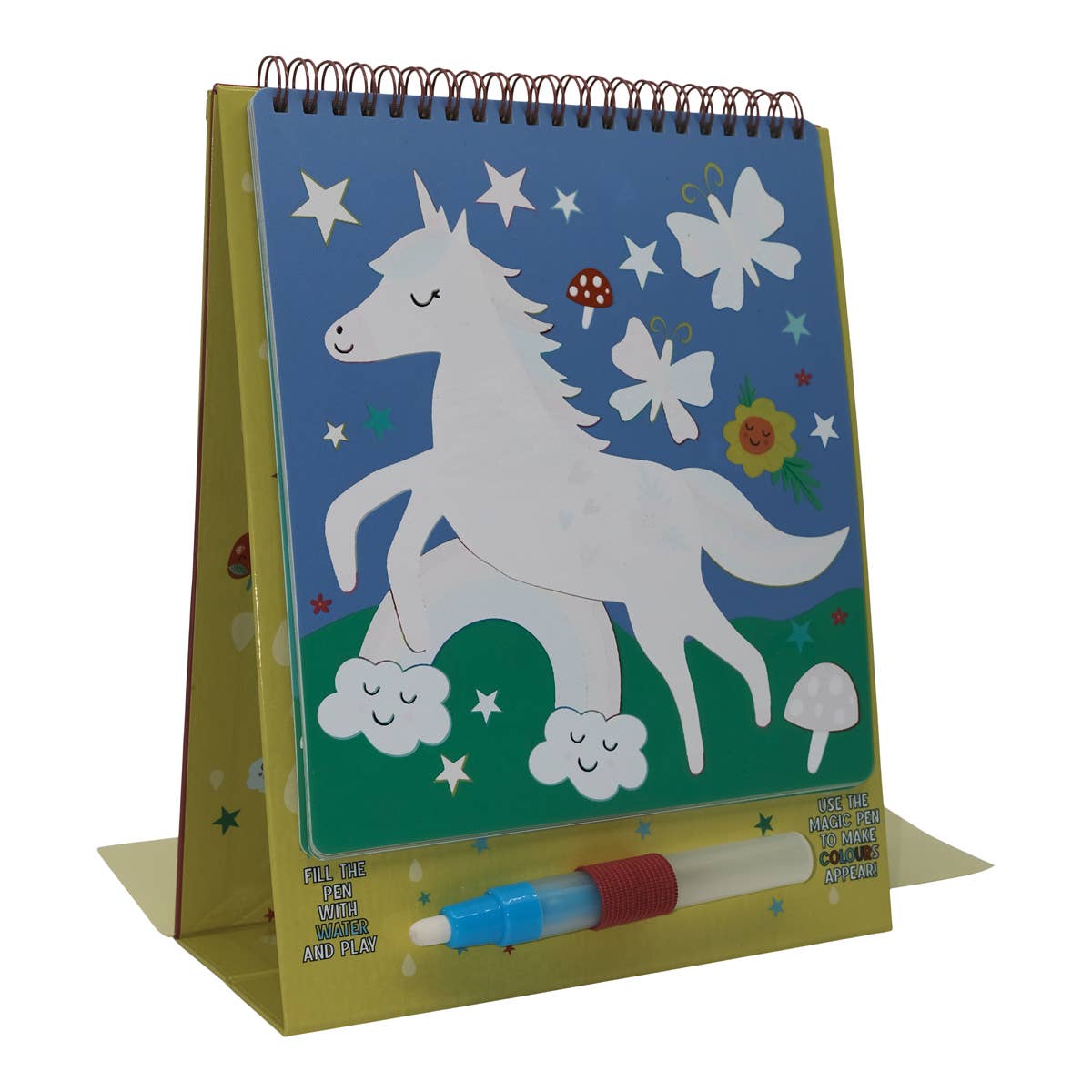 Magic Water Pad 'Regenbogenfee' mit Stift