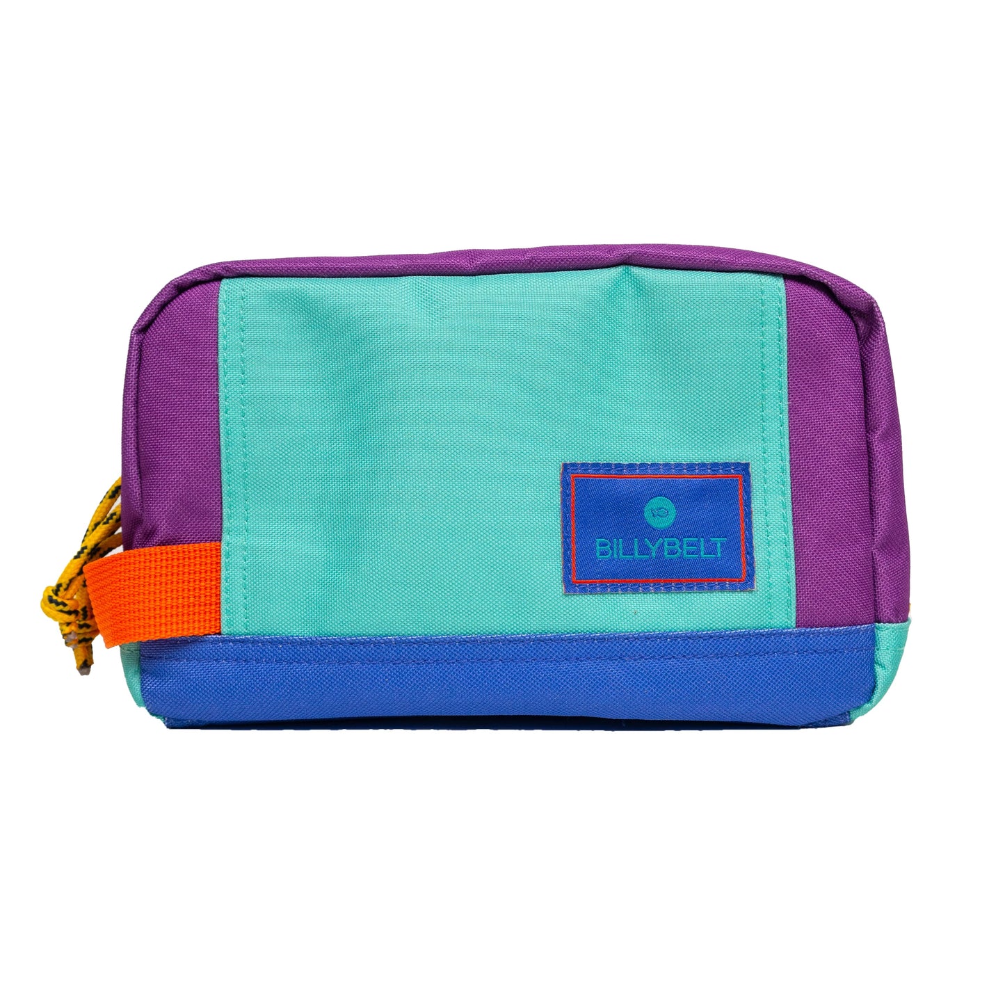 Kulturbeutel Colorblock türkis/lila 'Multico'
