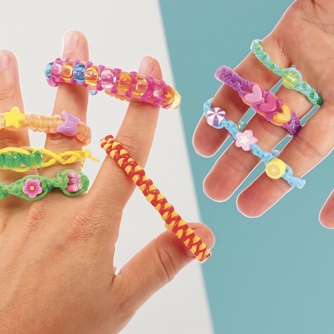 Scoubidou Flechtarmband Set