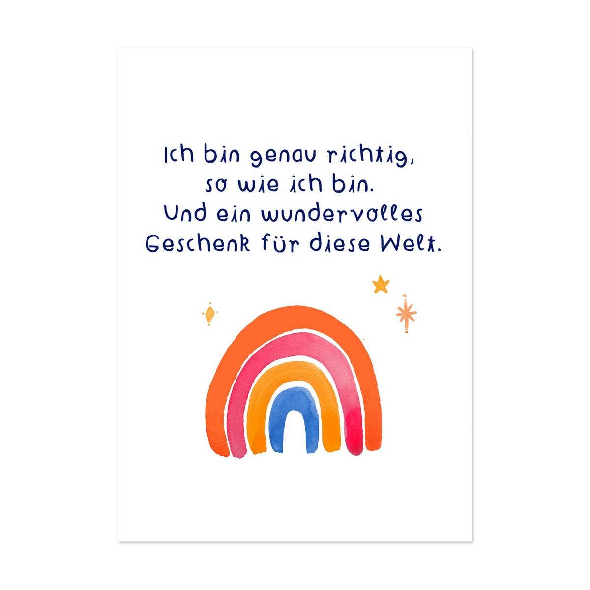 Affirmationskarten für Kinder 'Karten für ein schönes Leben'