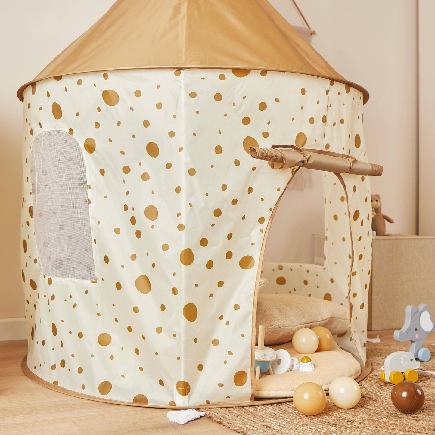 Pop Up Spielzelt 'Golden Dots'