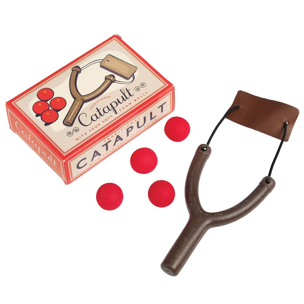 Katapultspielzeug mit 4 Schaumstoffbällen