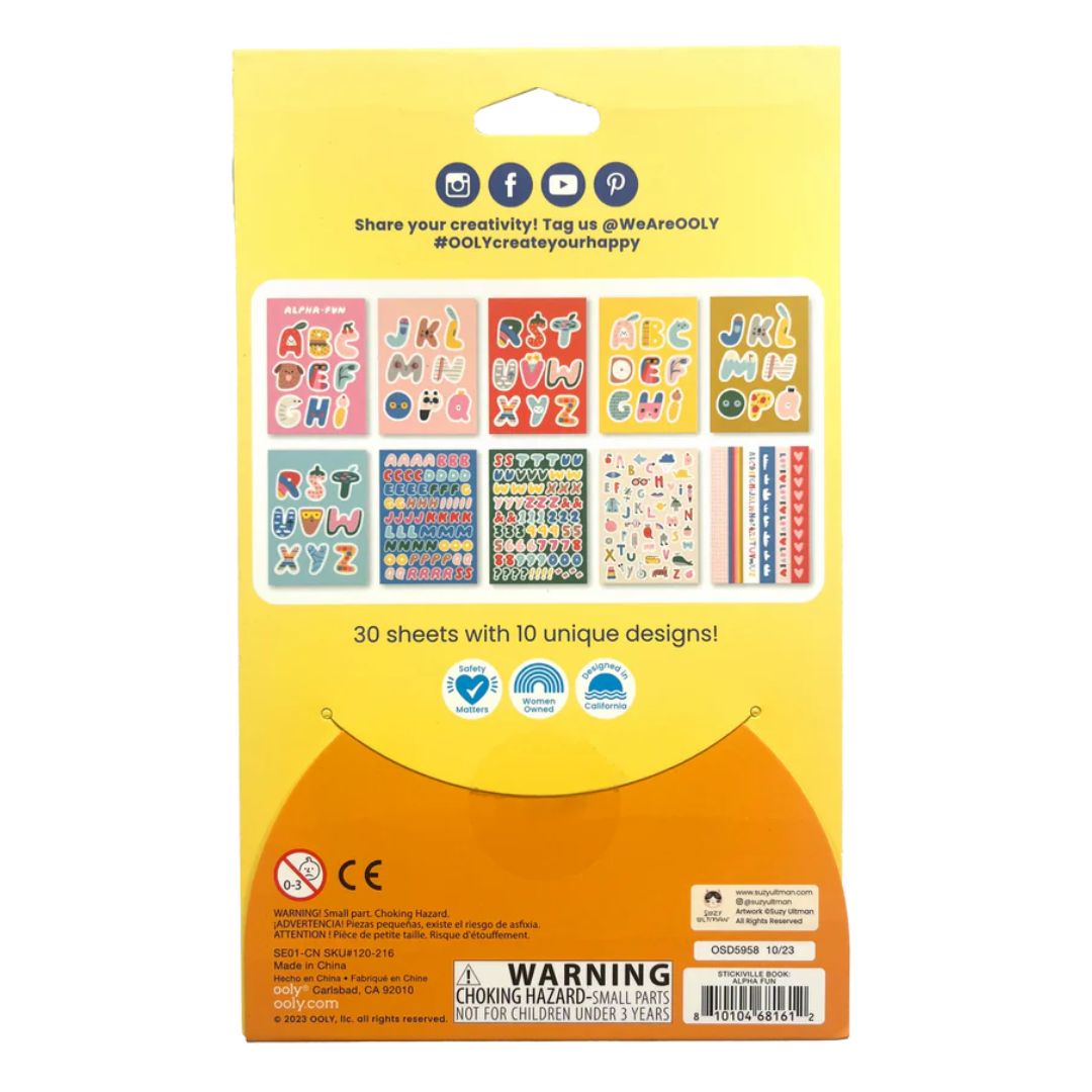 Sticker Buch - Stickiville x Suzy Ultman: A Whole Lotta Stickers!