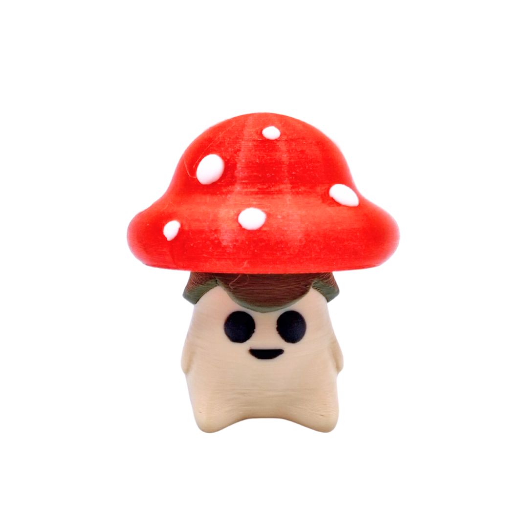 Anti-Stress Fidget 'Pilz-Klicker Amanita Glitzerrot'