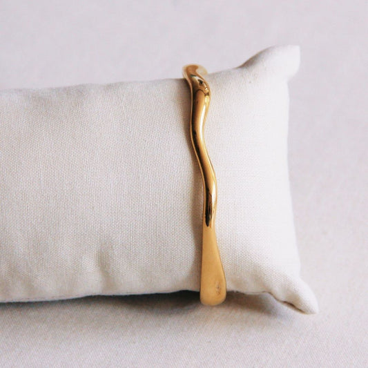 Armreif 'Small Wave' gold