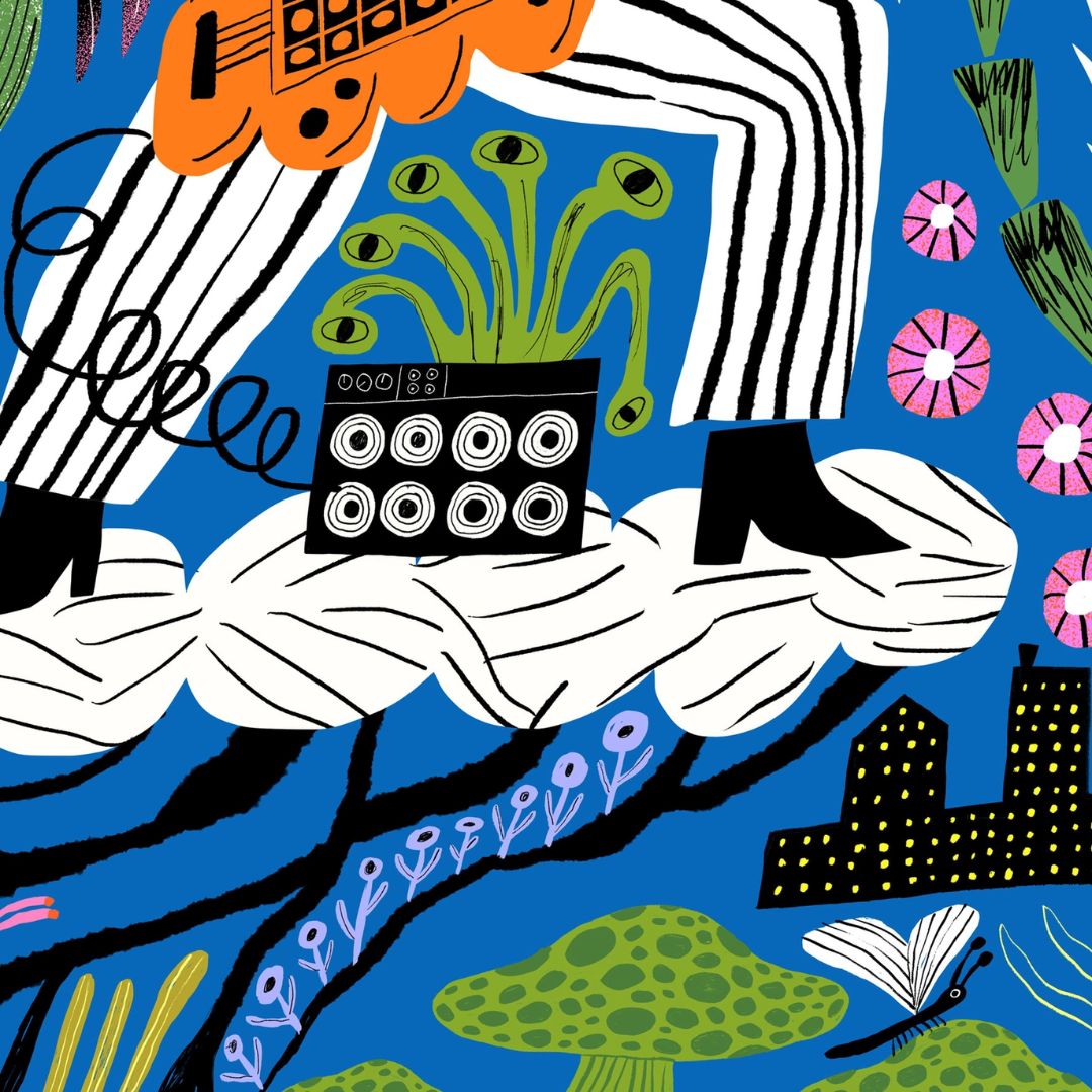 Kunstdruck 30 x 40 cm 'Boogie Woggie'