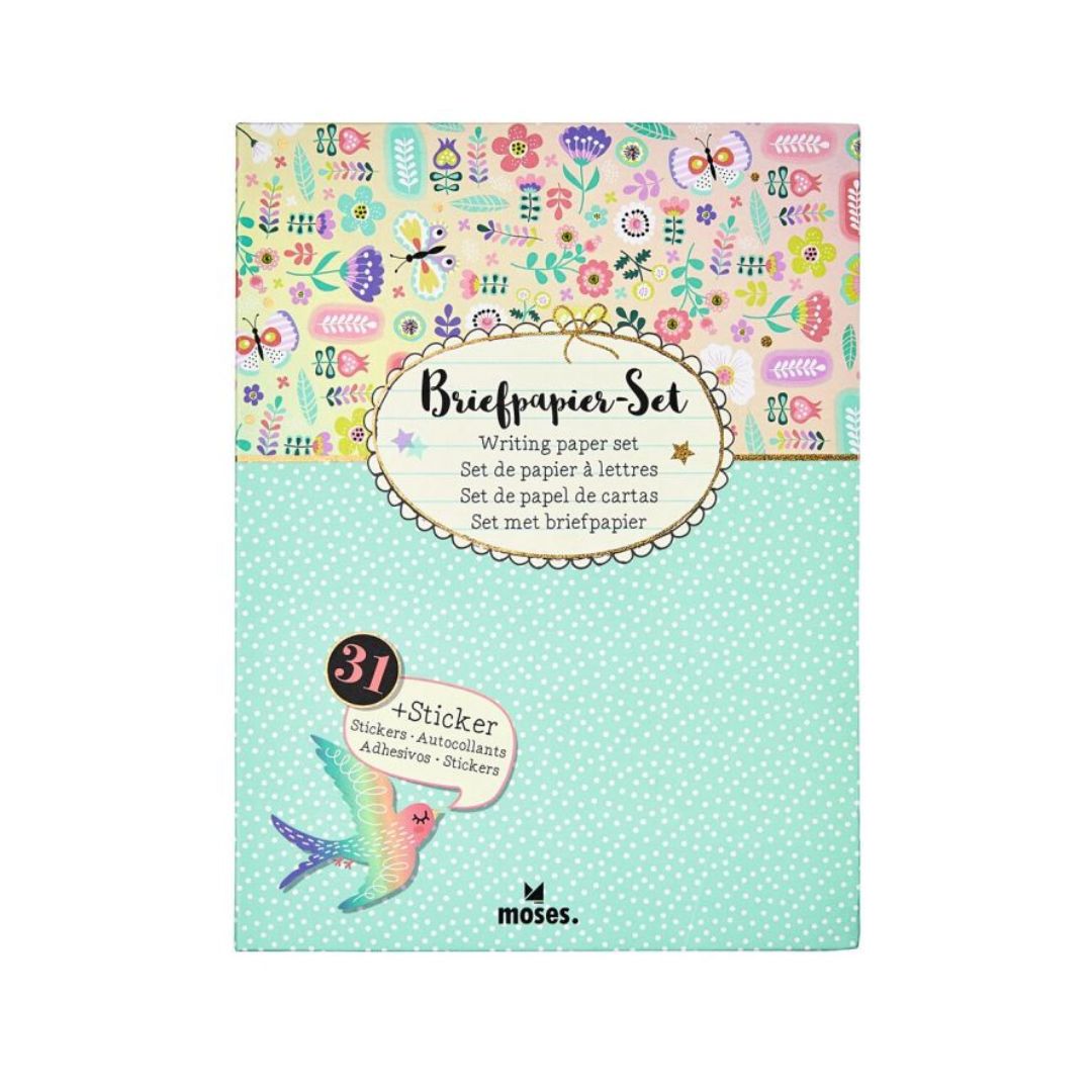 Briefpapier-Set 'Flowers & Friends'