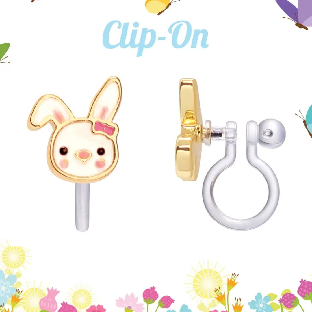 Cutie Ohrclips 'Hoppelhase'