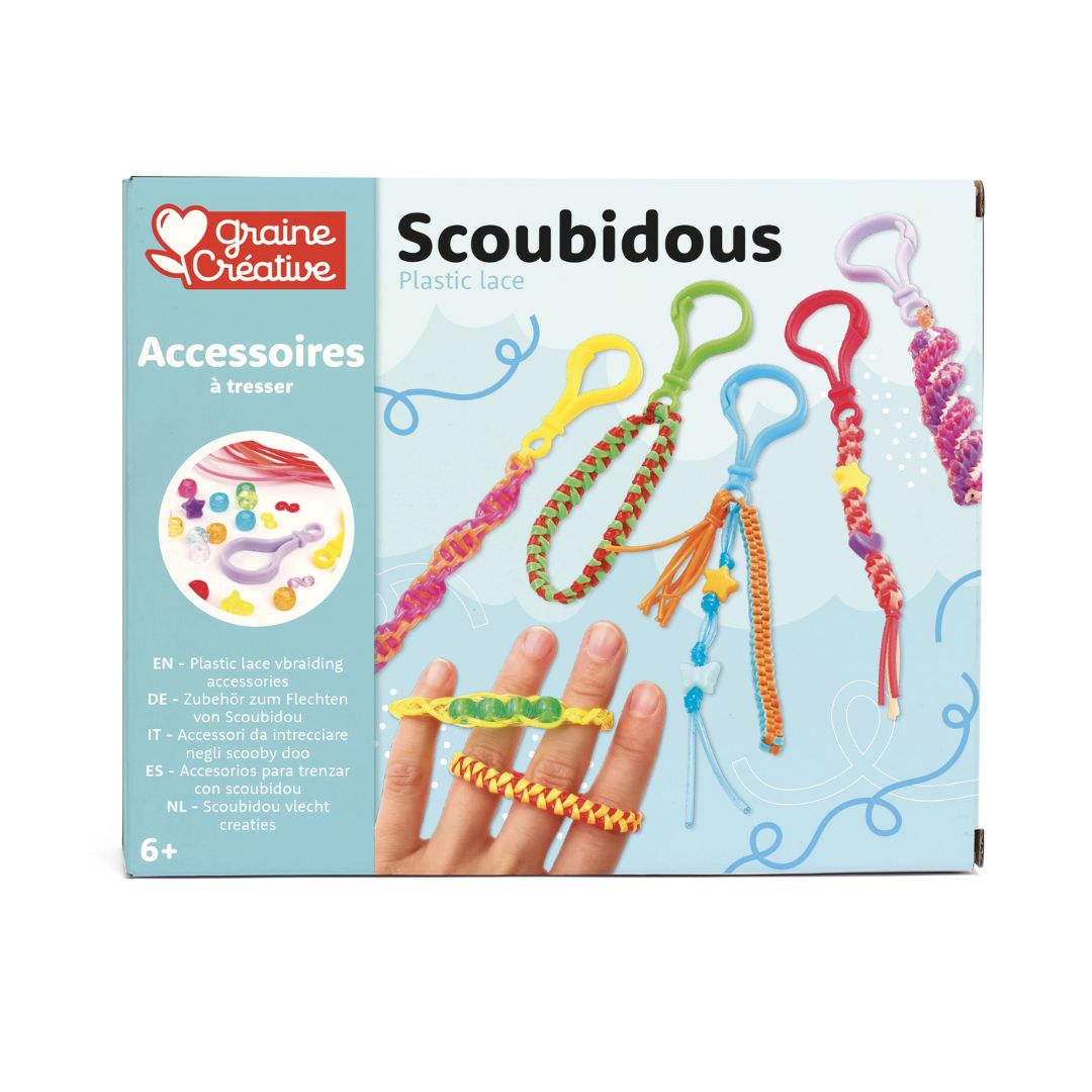 Scoubidou Schlüsselanhänger Set