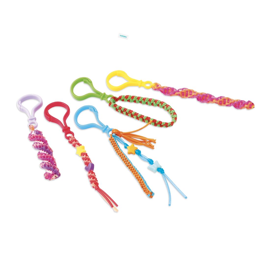 Scoubidou Schlüsselanhänger Set