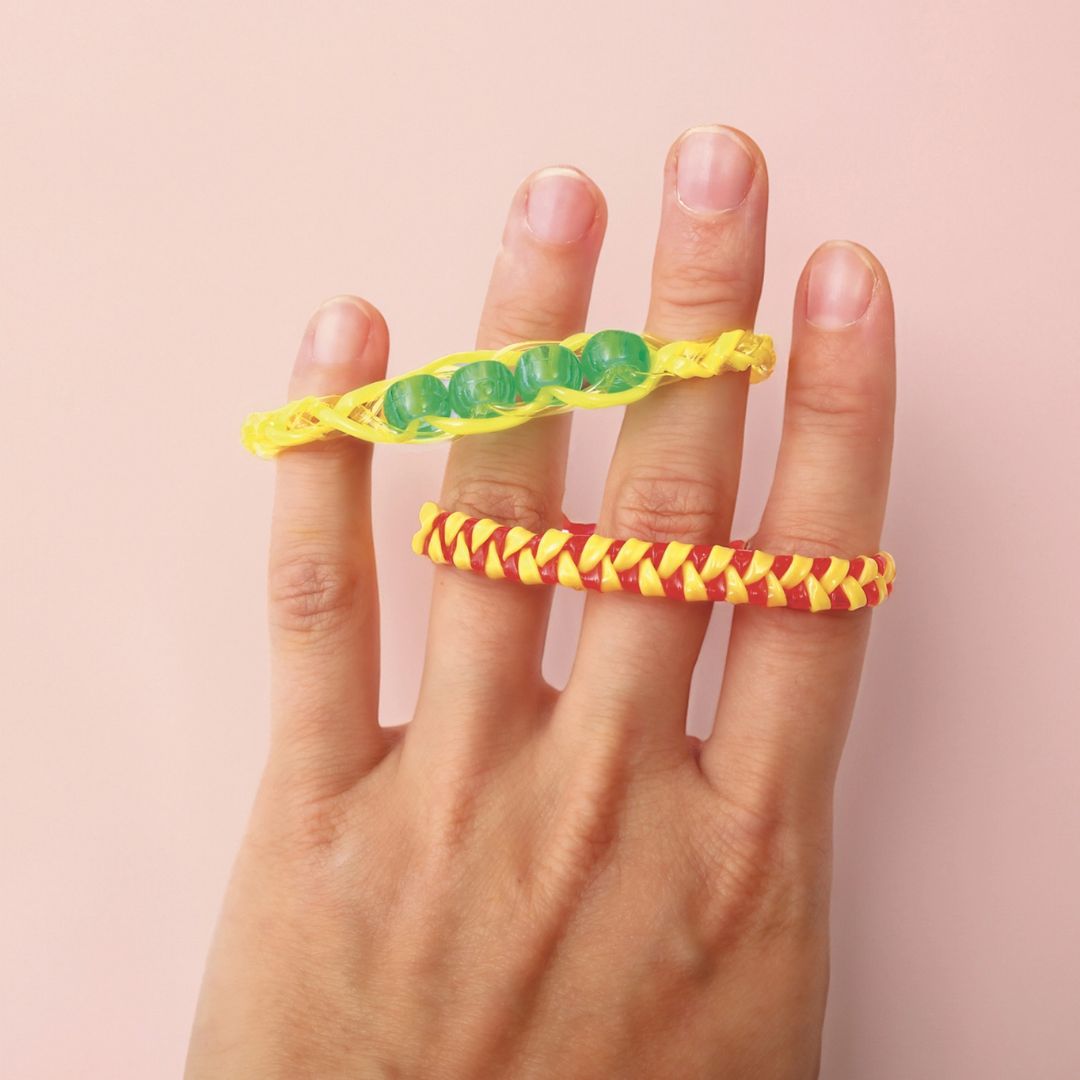 Scoubidou Schlüsselanhänger Set