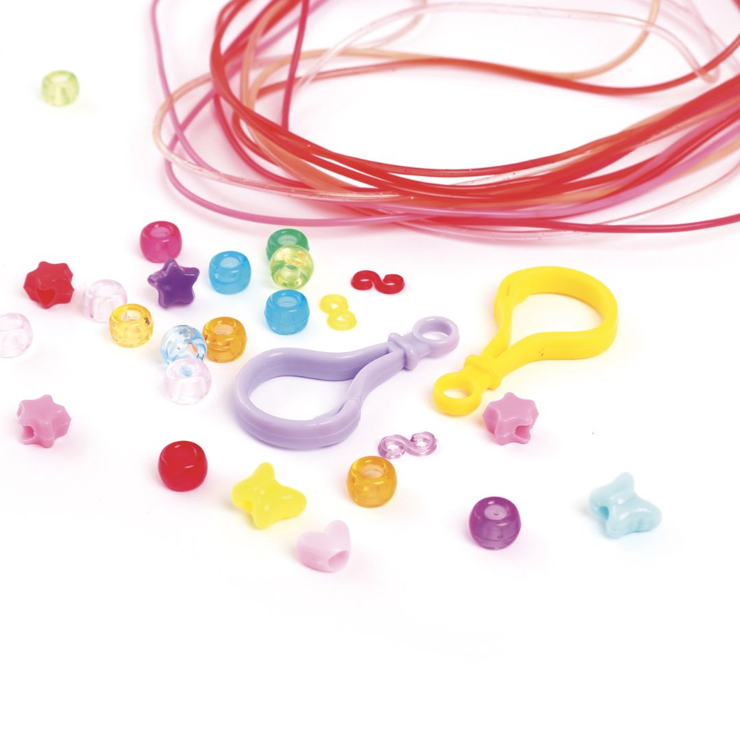 Scoubidou Schlüsselanhänger Set