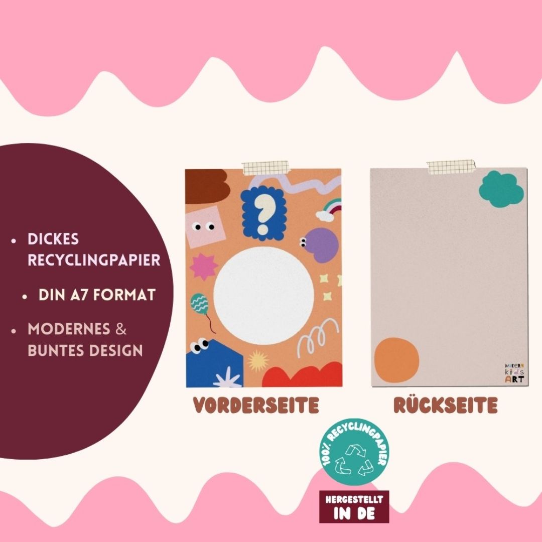 DIY Überraschungslos Rubbelkarte DIN A7