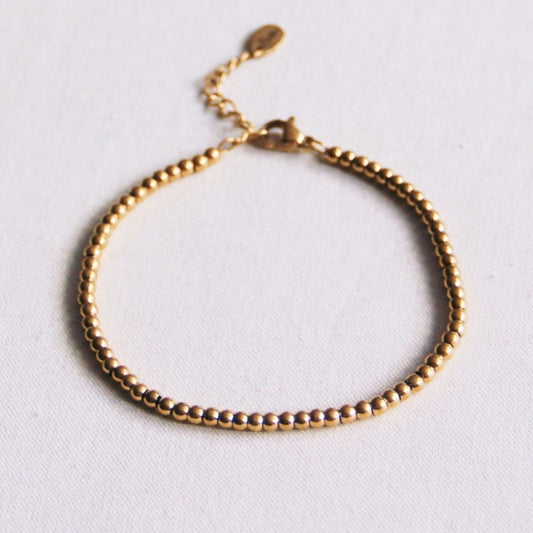 Damen Armband 'Balls' gold small