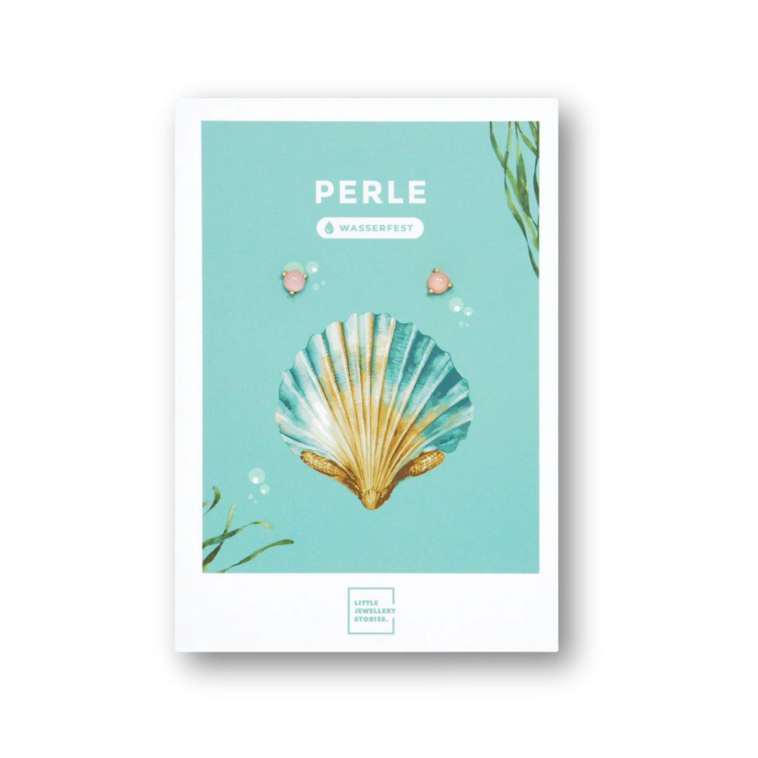 Damen Ohrringe 'Perle' Gold