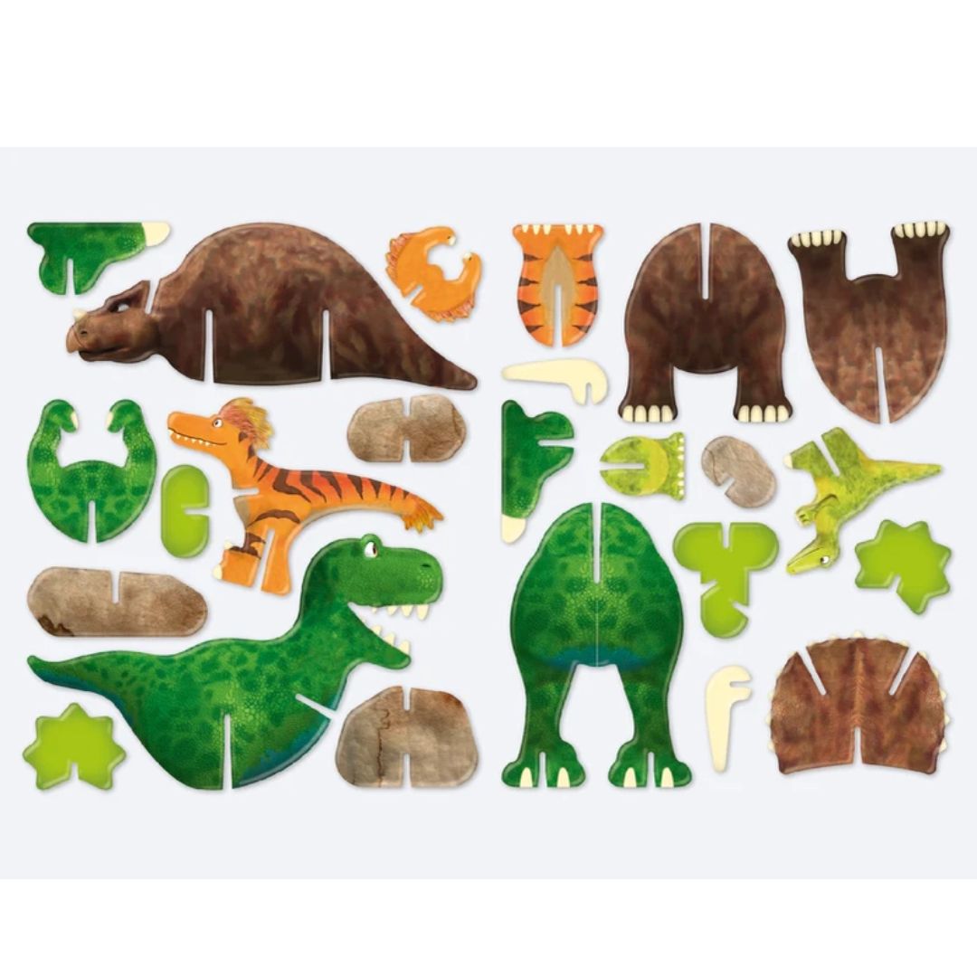 Spielset Pop Out Play Set 'Dinosaurier' Konstruktionsset