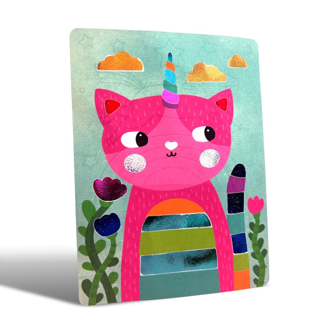 Kreativset 'Foil-tastic Foil Art & Coloring Set - Whimsical World'