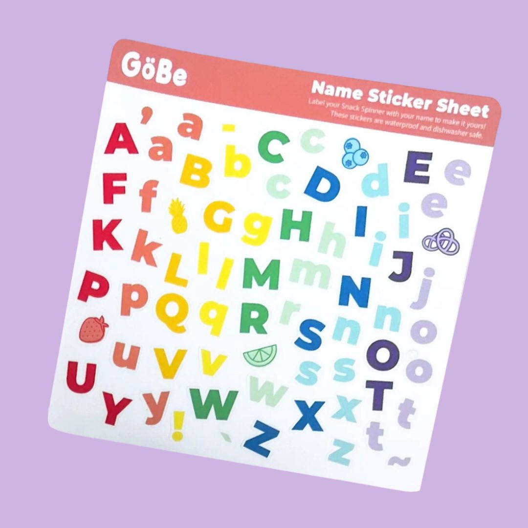 GoBe 2in1 Lunchbox & Snack Spinner Sticker Edition sage green