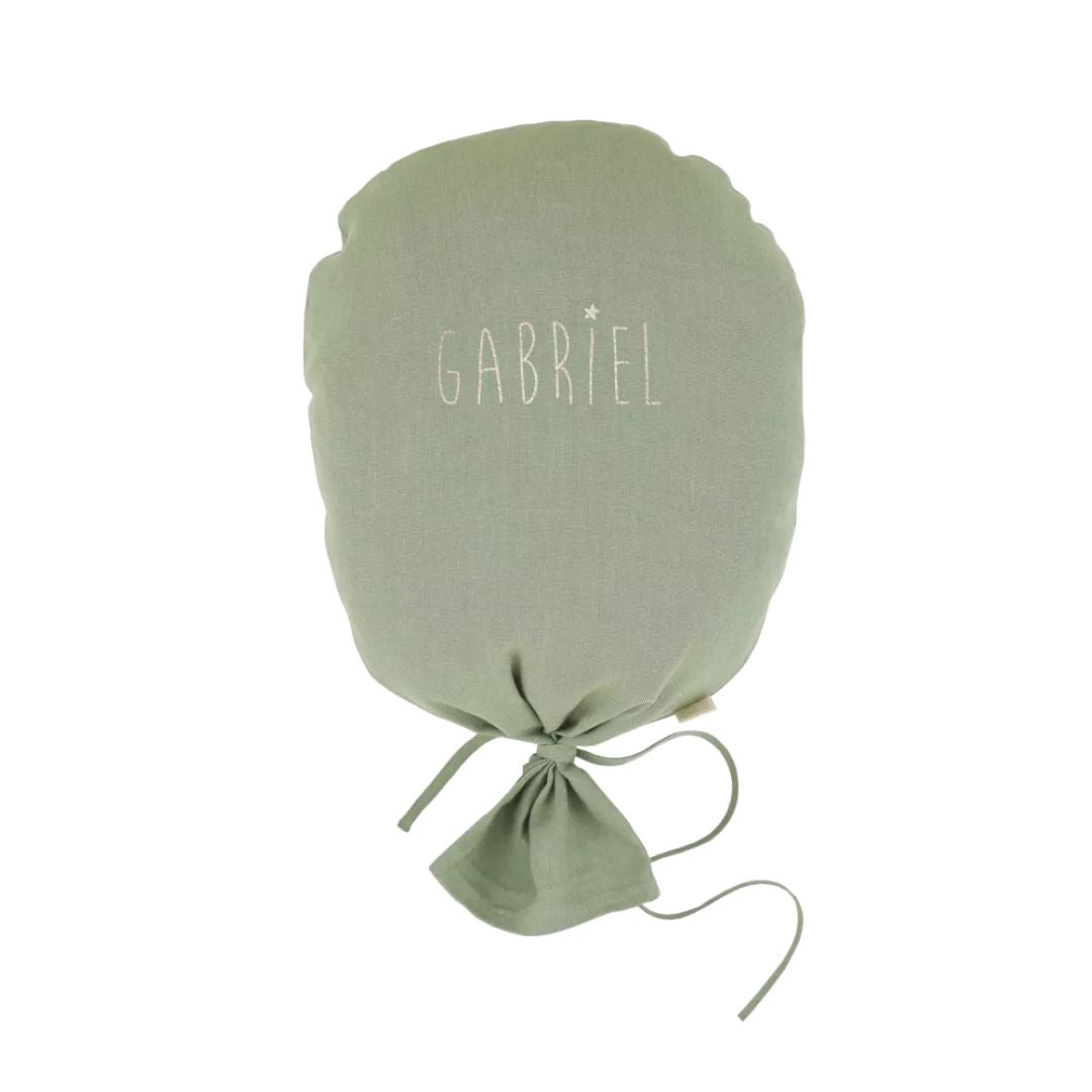 Wanddekoration Ballon grün personalisierbar