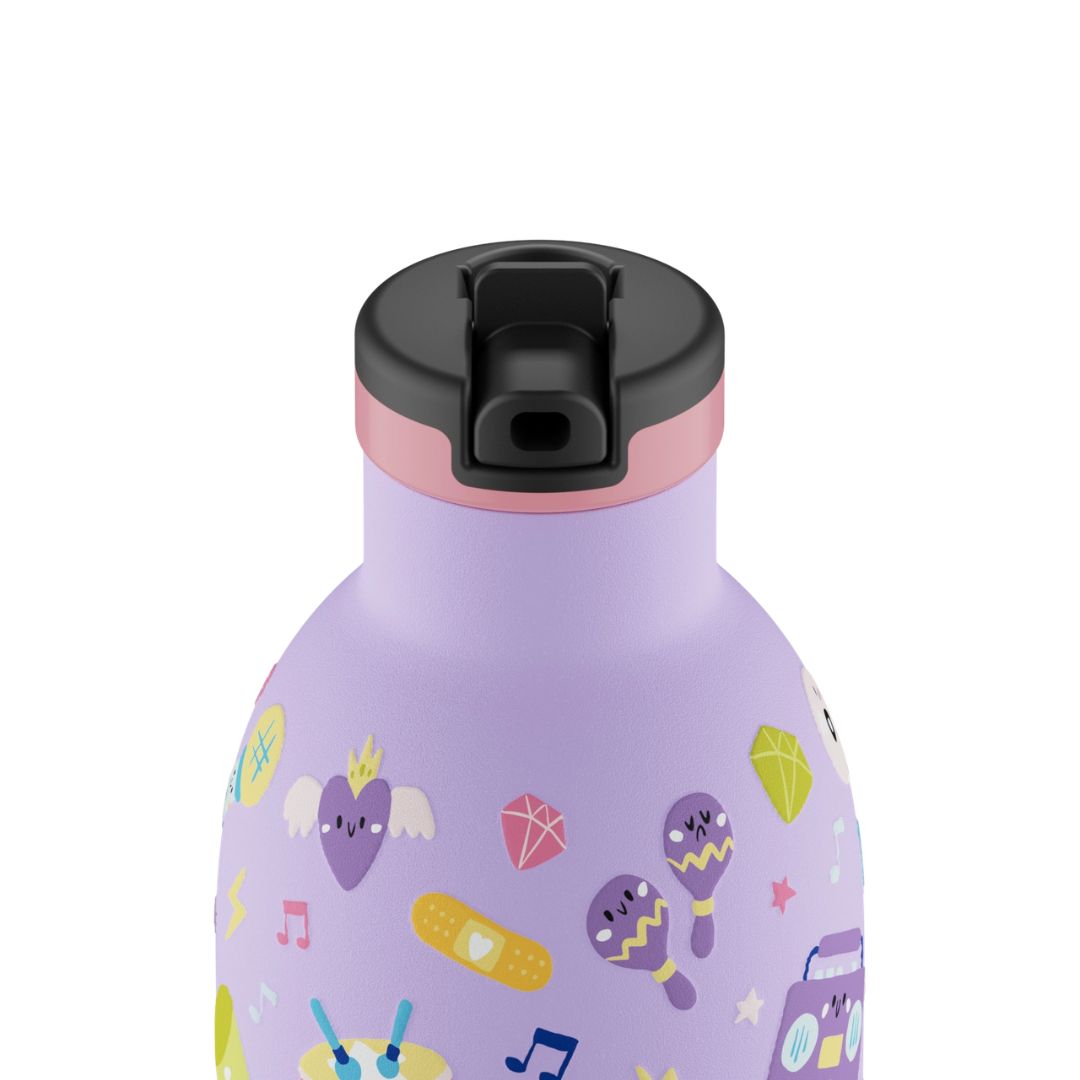 Isolierte Edelstahlflasche für Kinder 'Musikfreunde' 330 ml