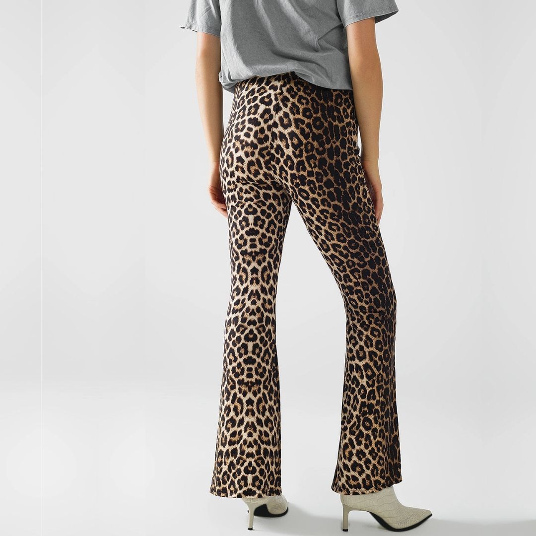 Leggings mit Leopardenmuster