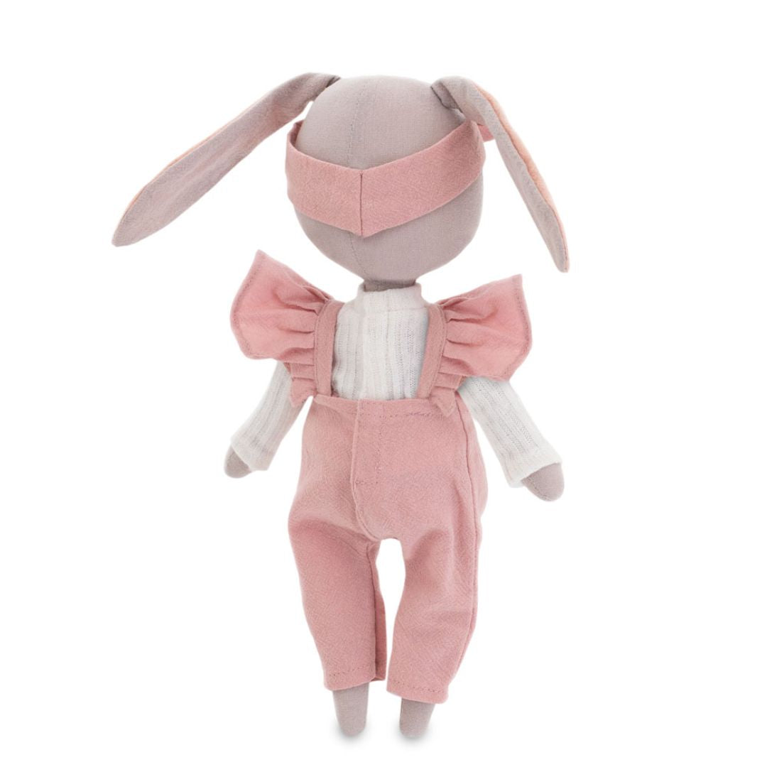 Plüschtier 'Lucy der Hase' mit Overall 30cm 0+