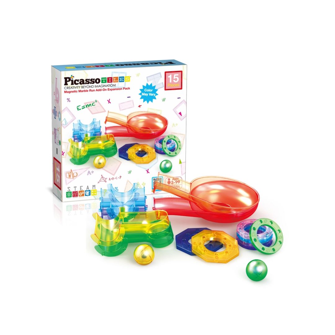 Magnetisches Marble Run-Erweiterungspaket 15-teilig