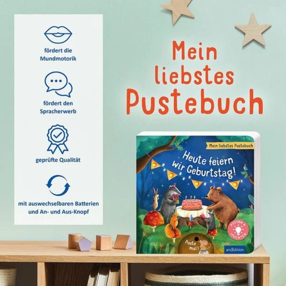Mein liebstes Pustebuch – Heute feiern wir Geburtstag!
