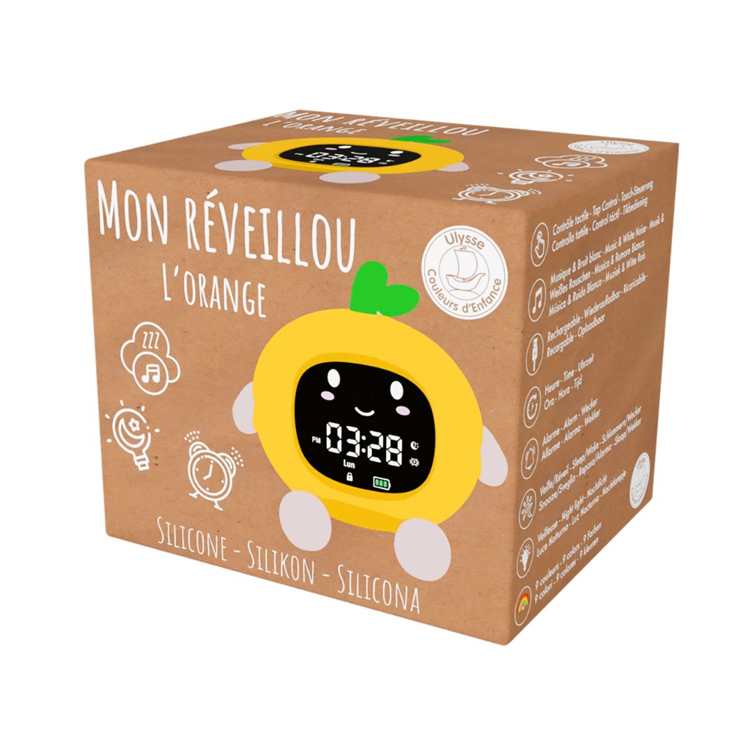 Nachtlicht Wecker multifunktional 'Orange'