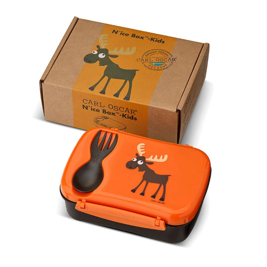 N'Ice Box für Kids Lunchbox mit Kühlpackung Hirsch orange