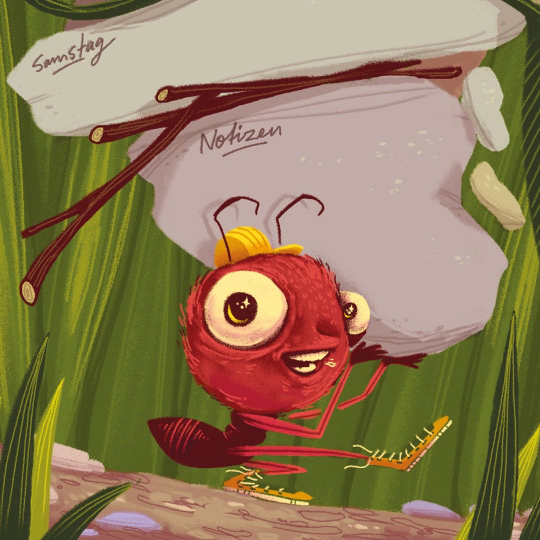 Notizblock A5 'Der Wochenplaner, Ameise' 50 Blatt