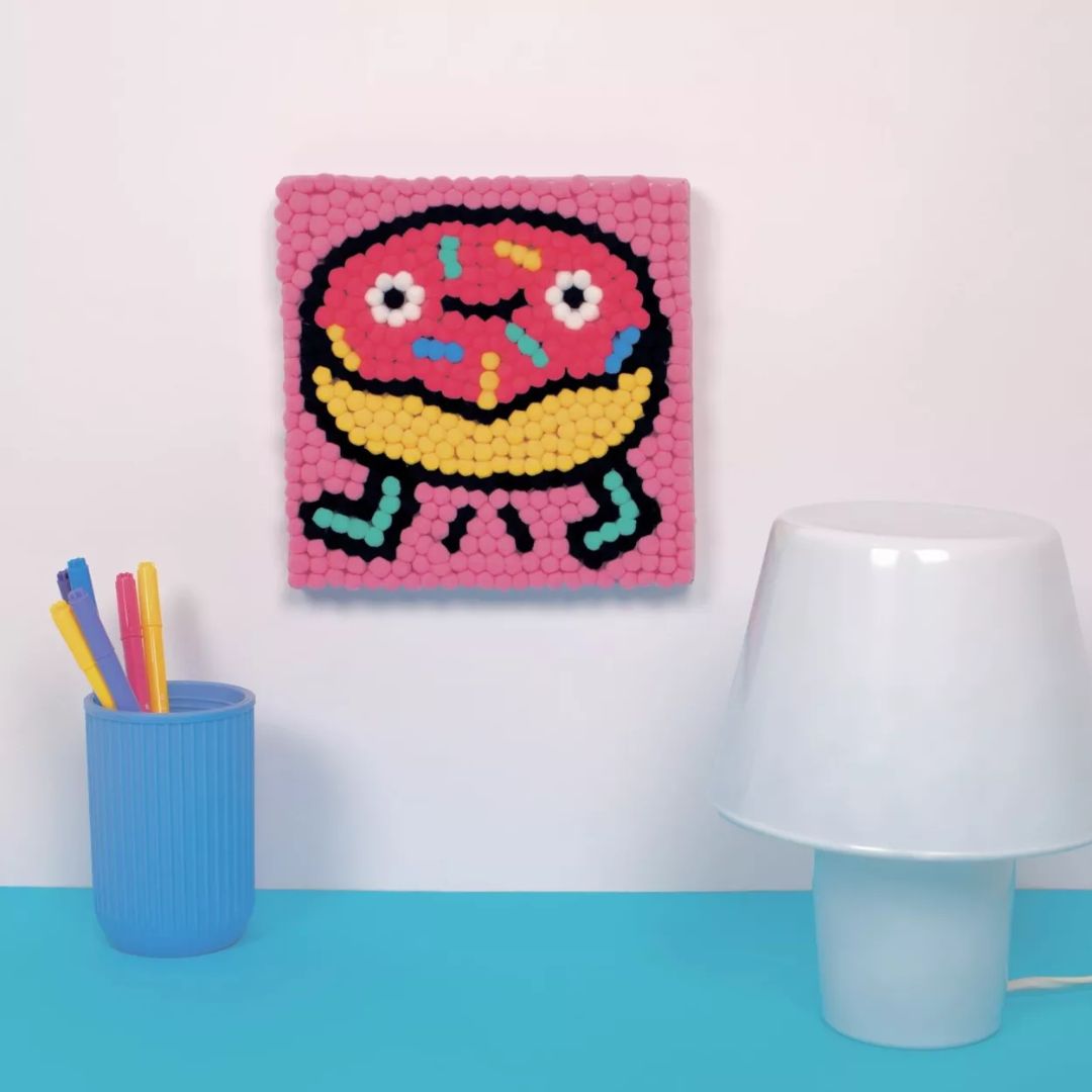 OMY Pom Pom Art 'Donut'